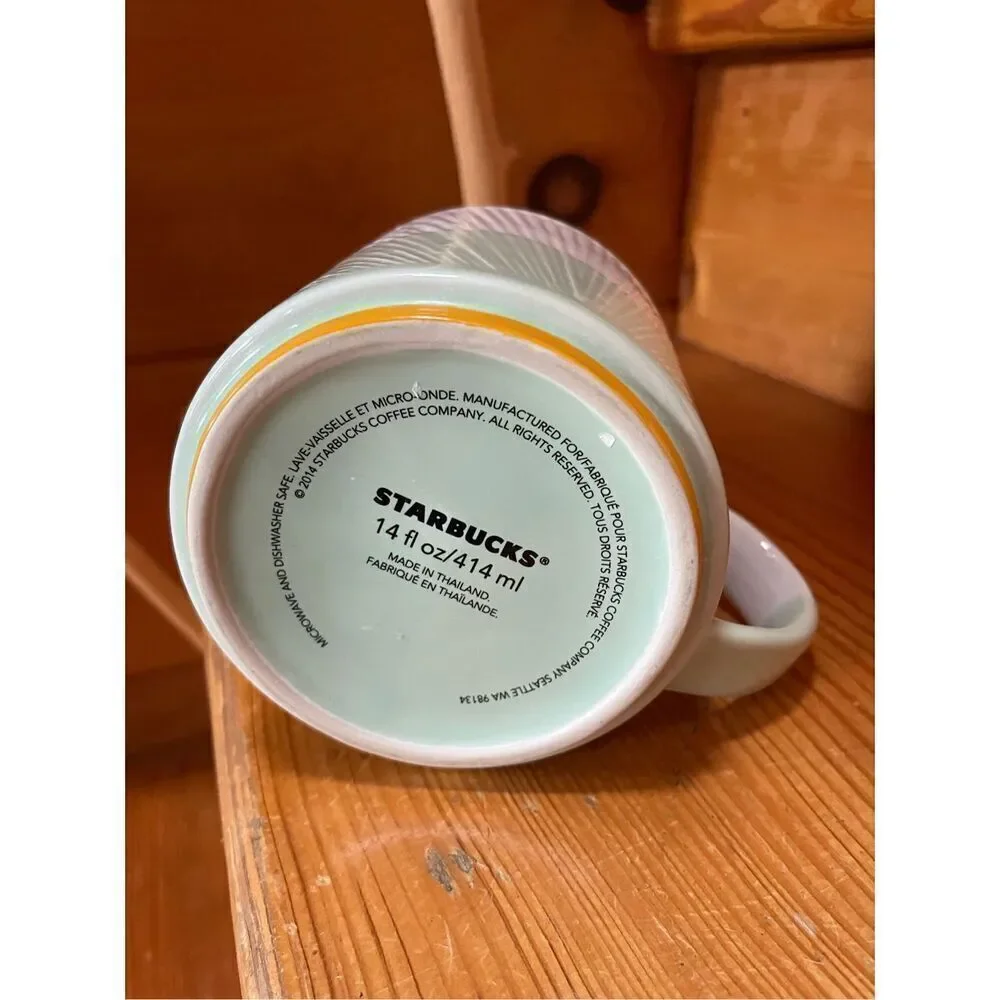 Starbucks Seaglass 2014 mug 14 oz